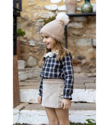 Conjunto camisa y falda tramontana