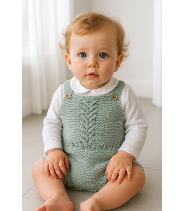 Peto de lana Jerez verde