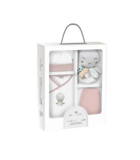 Set recien nacido pulpo rosa