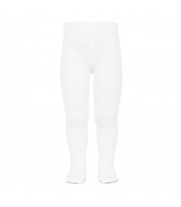 Leotardo bebé liso de licra blanco