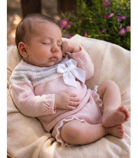 Conjunto hilo neytiri rosa bebé