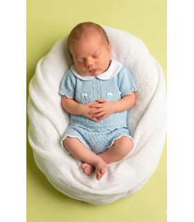 Conjunto hilo Eiwa celeste