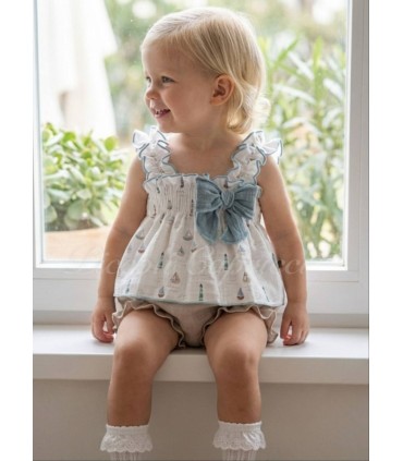 Conjunto blusa con pololo YANAM