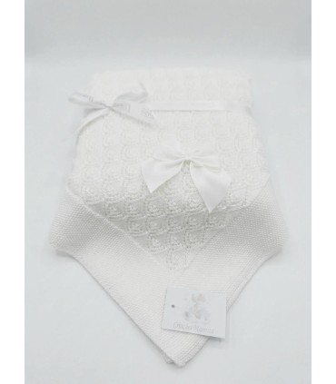 Toca hilo lazo blanca