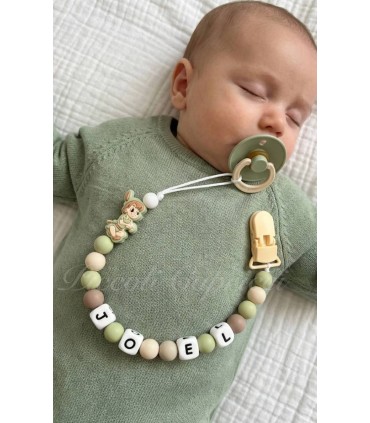 Chupetero silicona Peter verde