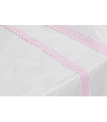 Sábana tela minicuna/coche/moises rosa