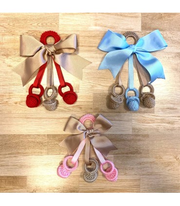 Broche chupetes de crochet