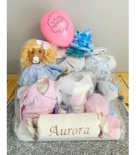 Preparado de cesta regalo