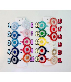 Evilla con plisado y bolillo