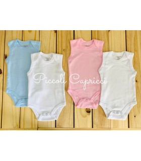 Pack 2 bodys tiranta "LISOS" (0/3 m-12/18 m)