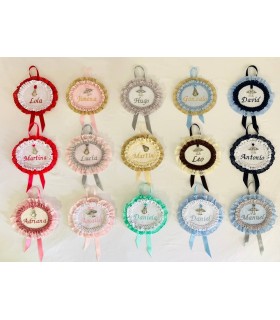 Broche o medalla con nombre