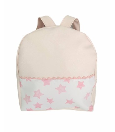 Mochila polipiel Estrellas rosa