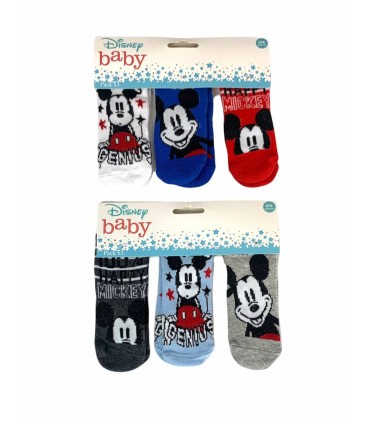 Pack 3 calcetines Mickey combi