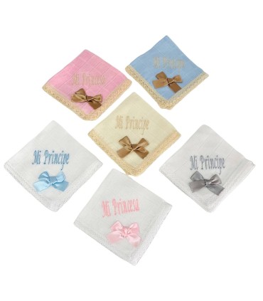 Gasas con nombre o frase Bolillo ancho