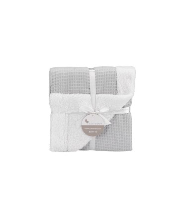 Manta nido abeja con borreguillo