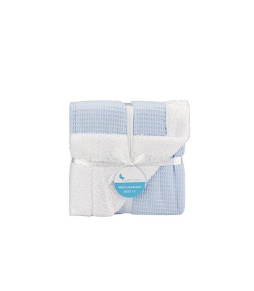 Manta nido abeja con borreguillo