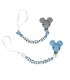 Chupetero silicona orejitas mickey azul/gris1