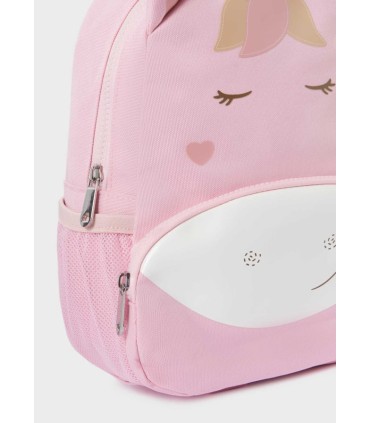 Mochila estampada bebé rosa