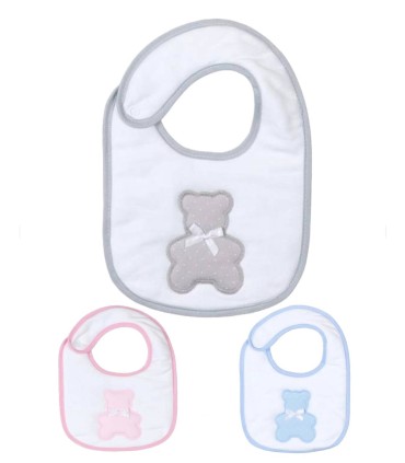 Babero plastificado ositos