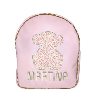 Mochila oso rosa