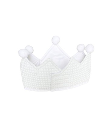 Corona Cumpleaños gofre celeste